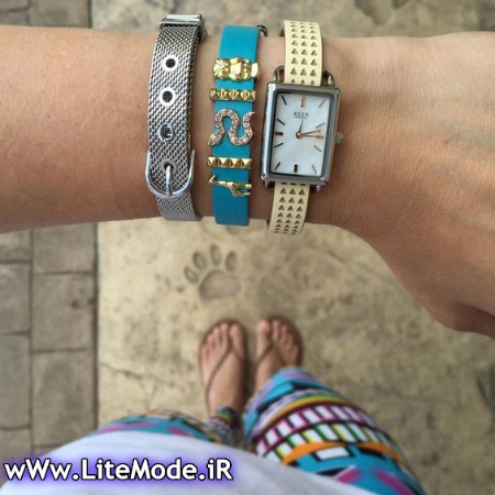 ست ساعت و دستبند زنانه ,مدل ساعت دستبندی