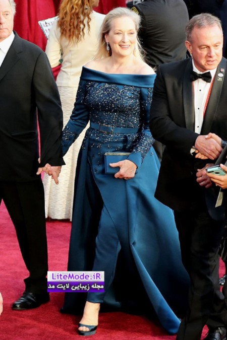 مدل لباس مریل استریپ Meryl Streep در مراسم اسکار ۲۰۱۷ 