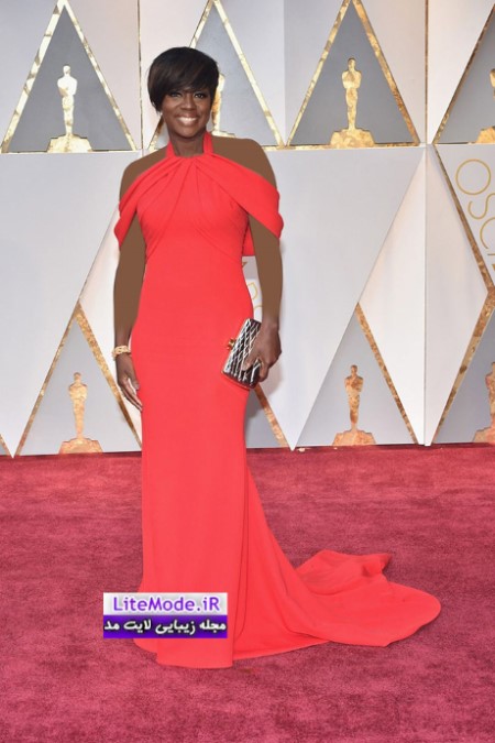 مدل لباس ویولا دیویس Viola Davis در مراسم اسکار ۲۰۱۷ 