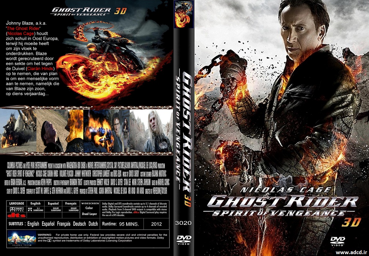 دانلود دوبله فارسی فیلم Ghost Rider Spirit of Vengeance 2011