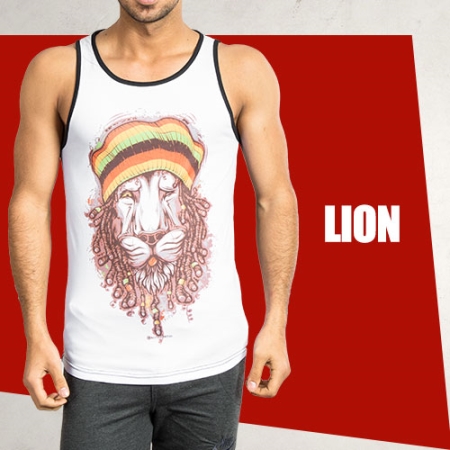 خرید رکابی طرح دار Lion