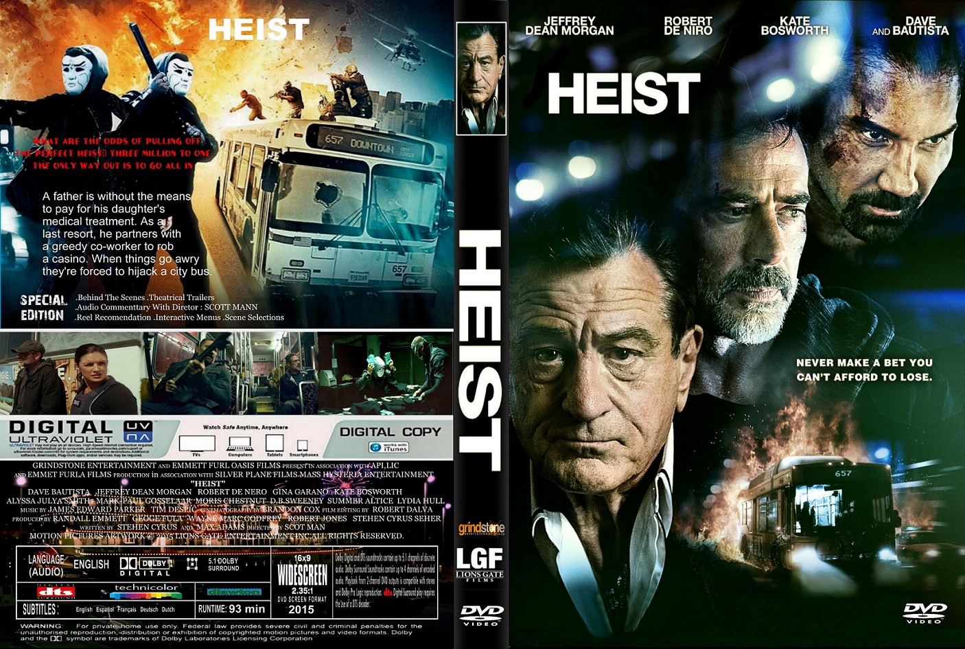  دانلود دوبله فارسی فیلم Heist 2015