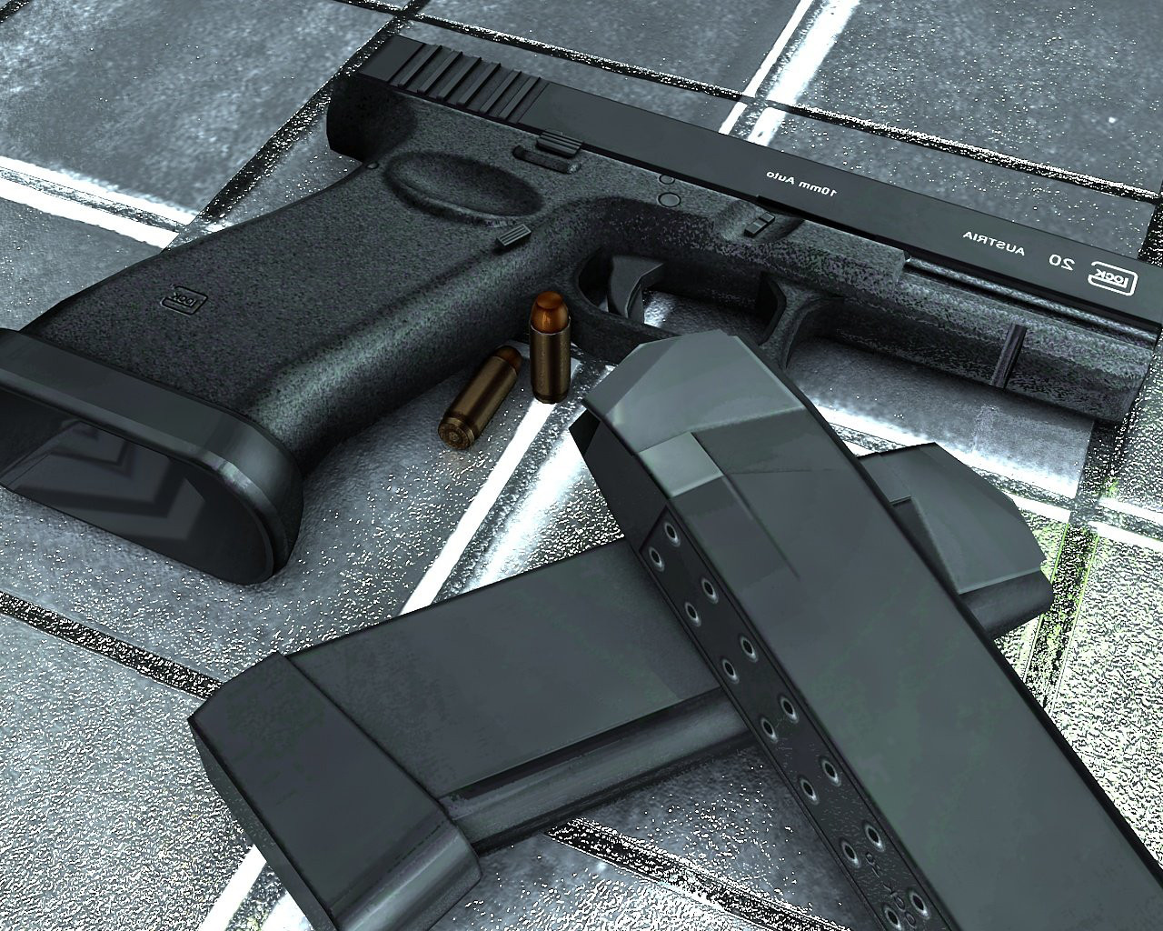 دانلود اسکین گلاک Glock 20 On برای کانتر استریک 1.6