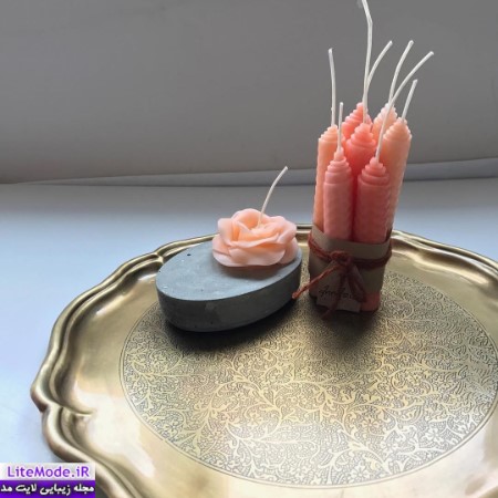 مدل تزیین شمع ,تزیین شمع برای سفره آرایی