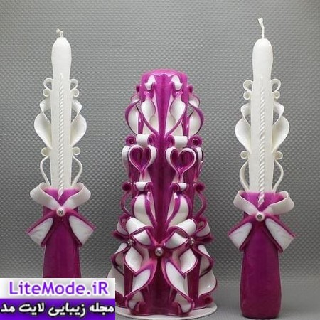مدل تزیین شمع ,تزیین شمع برای سفره آرایی