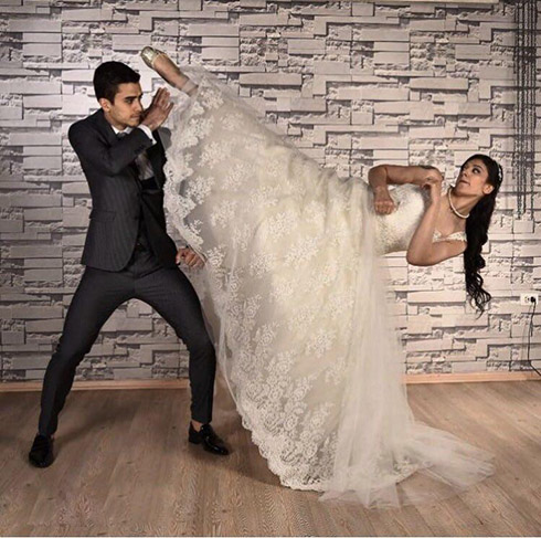 تصاویر ازدواج ملی پوش ایرانی با ورزشکار المپیکی ترکیه