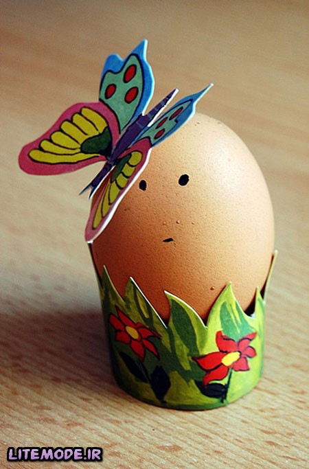 مدل تخم مرغ,مدل تخم مرغ رنگ شده
