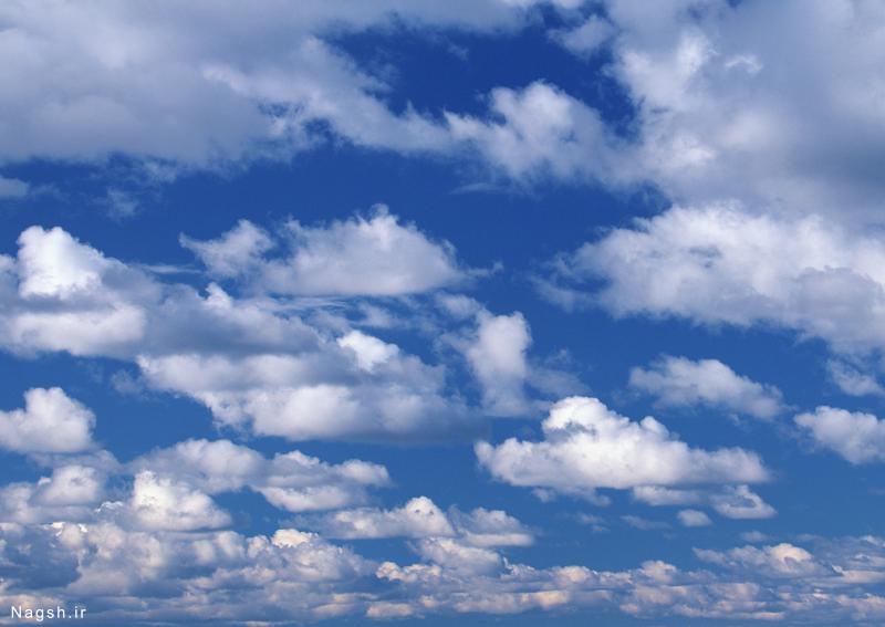 دانلود تصاویر ابرهای زیاد در آسمان آبی