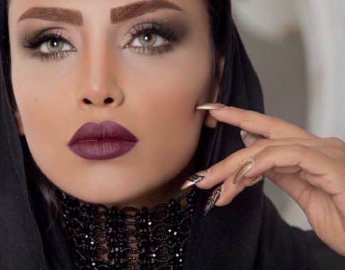 الهام عرب قبل و بعد از آرایش,عکس هایی از مراحل گریم و آرایش مانکن معروف الهام عرب