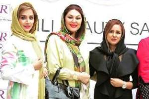ظاهر و تیپ بازیگران زن ایرانی در افتتاحیه یک سالن آرایشی 