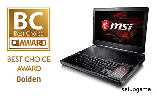 لپ تاپ MSI GT83VR TITAN SLI نشان Best Choice نمایشگاه Computex 2017 را کسب کرد