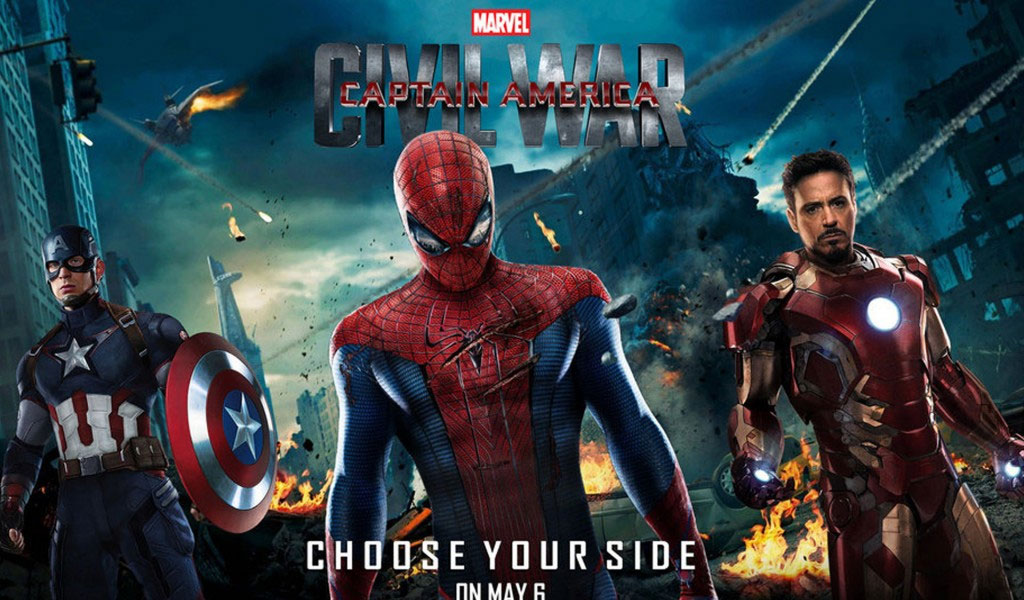 دانلود رایگان فیلم سه بعدی Captain America Civil War 2016