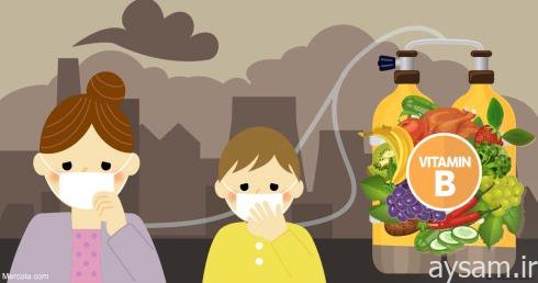 تاثیر ویتامین B بر پیشگیری از اثرات سمی آلودگی هوا بر بدن انسان 