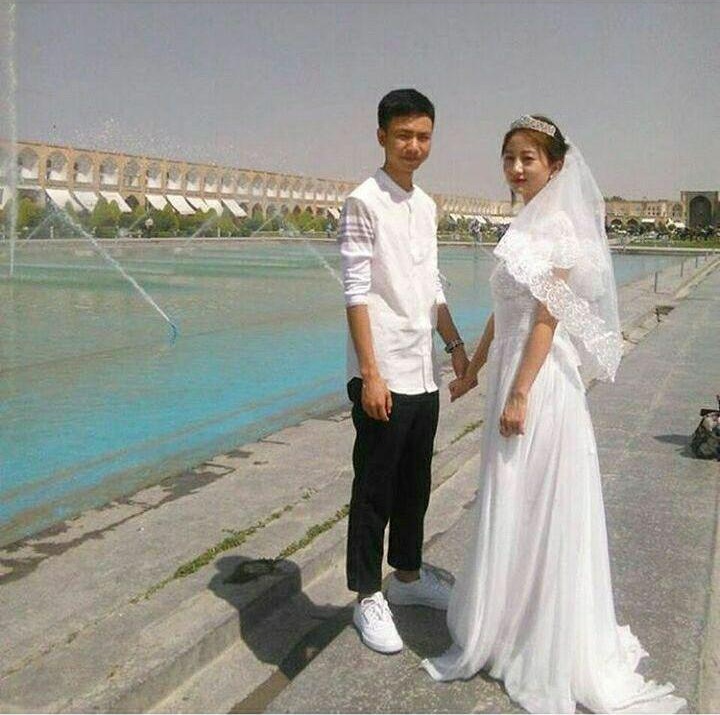 عکس/ عروس چینی در نقش جهان