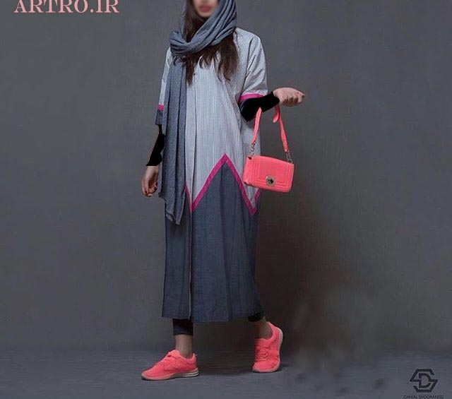 مدل مانتو بلند تابستانی ایرانی