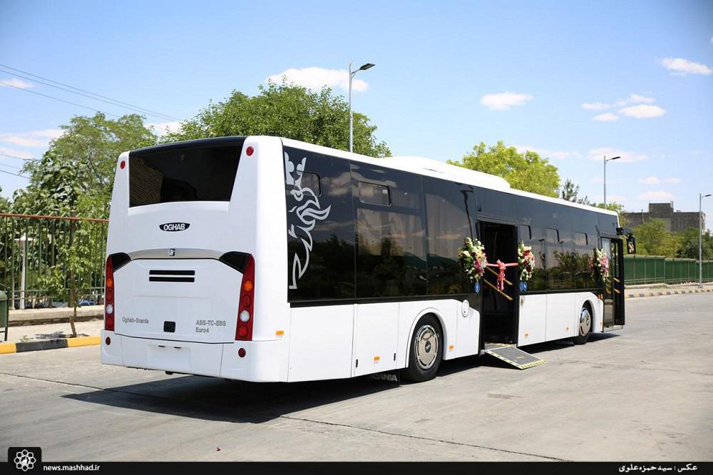  ورود 233 دستگاه اتوبوس یورو 4 کف کوتاه به ناوگان مشهد تا پایان سال جاری+تصاویر