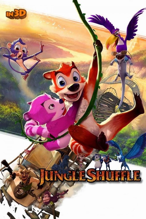  دانلود دوبله فارسی انیمیشن آشوب در جنگل Jungle Shuffle 2014