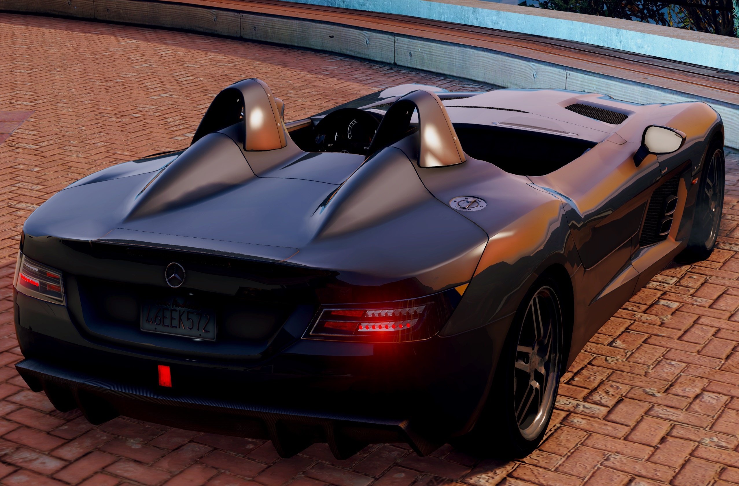 دانلود مود ماشین زیبایMercedes-Benz SLR Stirling Moss برای GTA V