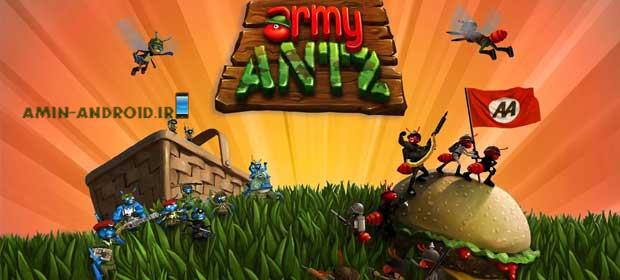 دانلود بازی اندروید Army Antz - ارتش مورچه ها