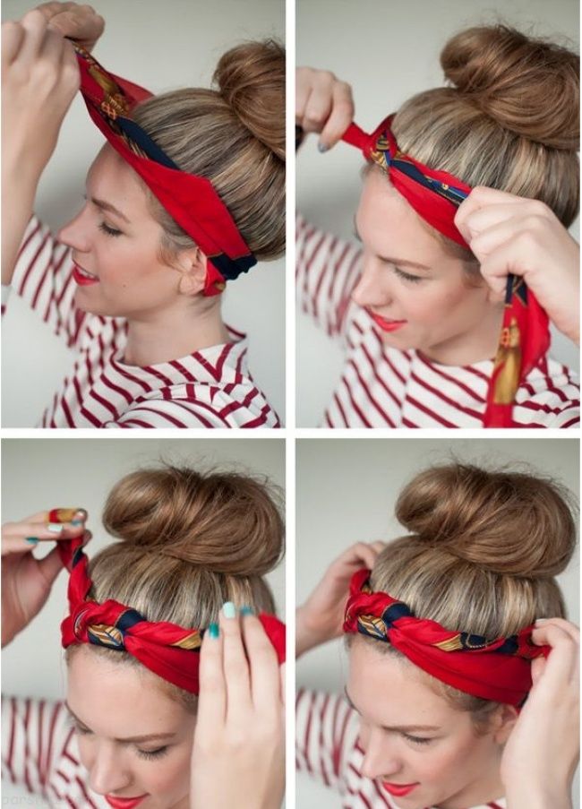 16 روش از بهترین سبک های بستن دستمال سر