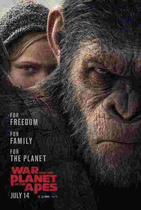 دانلود فیلم جنگ برای سیاره میمون‌ها 2017
