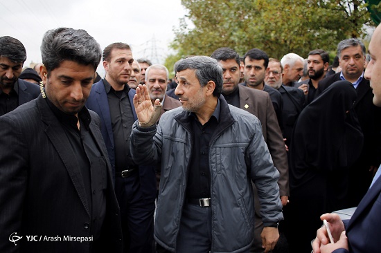 مراسم تشییع برادر محمود احمدی نژاد برگزار شد+تصاویر