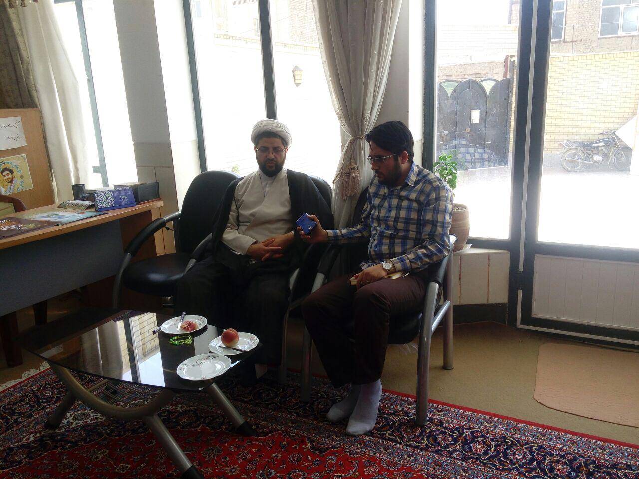 مصاحبه امام جمعه محترم شهر با خبرنگار خبرگزاری فارس