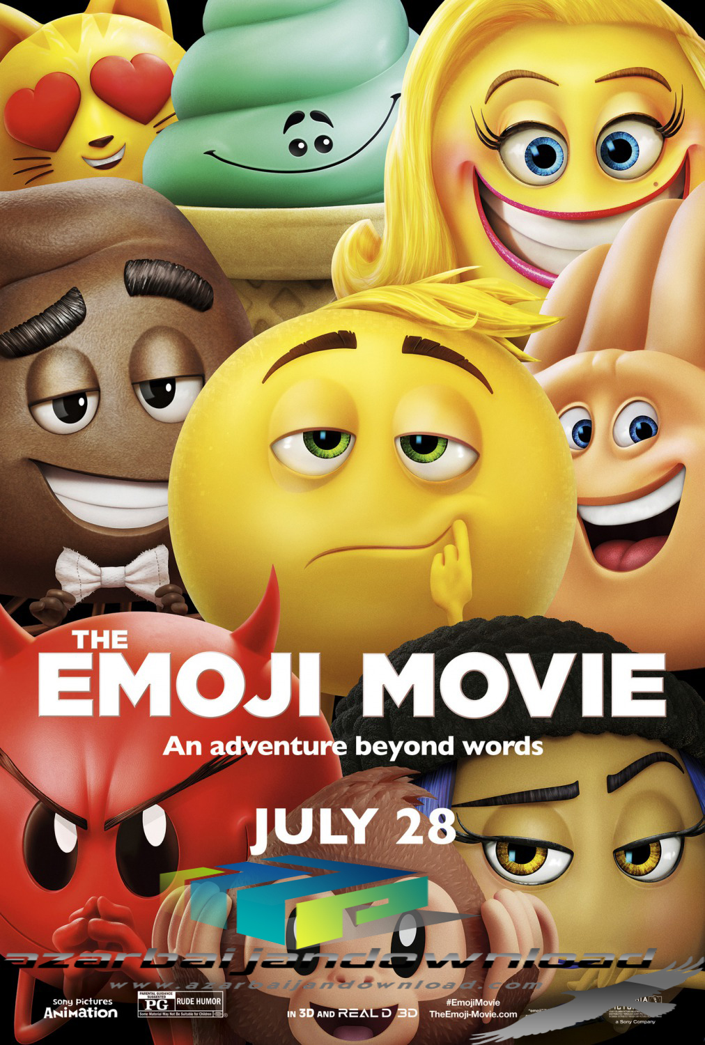 دانلود انیمیشن ایموجی ها The Emoji Movie 2017 BluRay 1080p