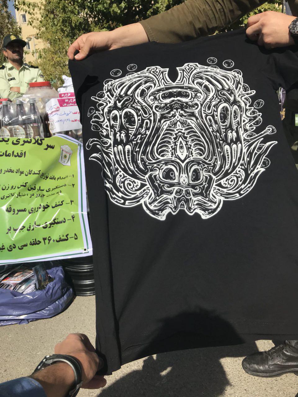 عرضه لباس‌ های شیطان پرستی در شمال تهران/ مجرم در تله پلیس گرفتار شد + تصاویر