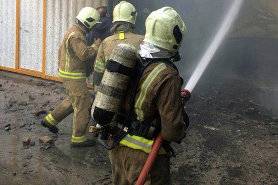 آتش سوزی در بیمارستان سیدالشهدا تهران