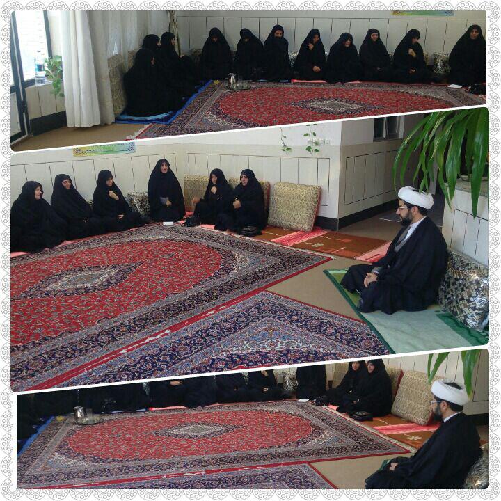 جلسه ستاد خواهران نماز جمعه شهر قهدریجان با حضور امام جمعه محترم شهر