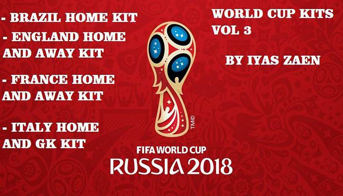کیت پک جام جهانی برای FIFA18 ورژن 3