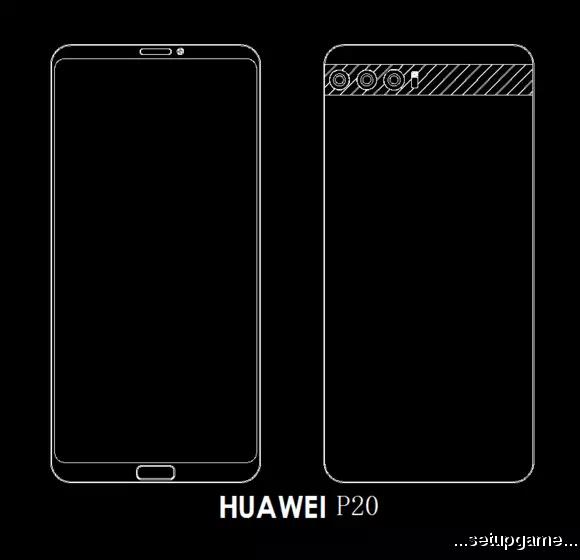 طراحی احتمالی پرچم‌داران Huawei P20 با دوربین سه‌تایی