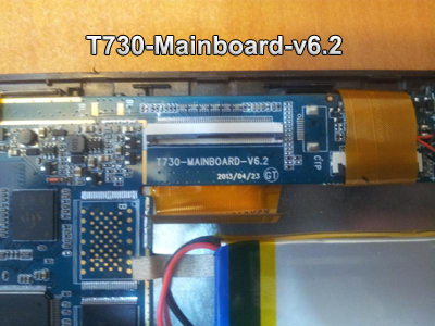رام تبلت چینی T730-Mainboard-v6.2 