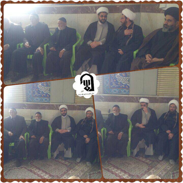 حضور امام جمعه محترم شهر قهدریجان در مراسم های امازاده سید محمد