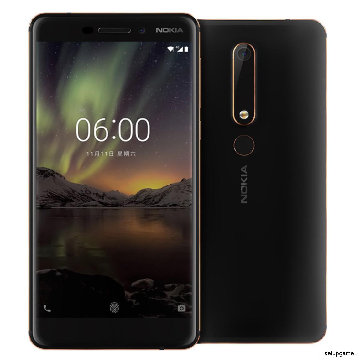 مدل 2018 نوکیا 6 با نام Nokia 6.1 شناخته می‌شود