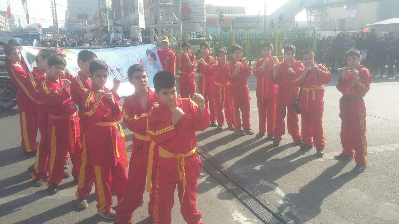حضور حماسی نوجوانان دابل فول کنتاکت فدراسیون ورزشهای رزمی