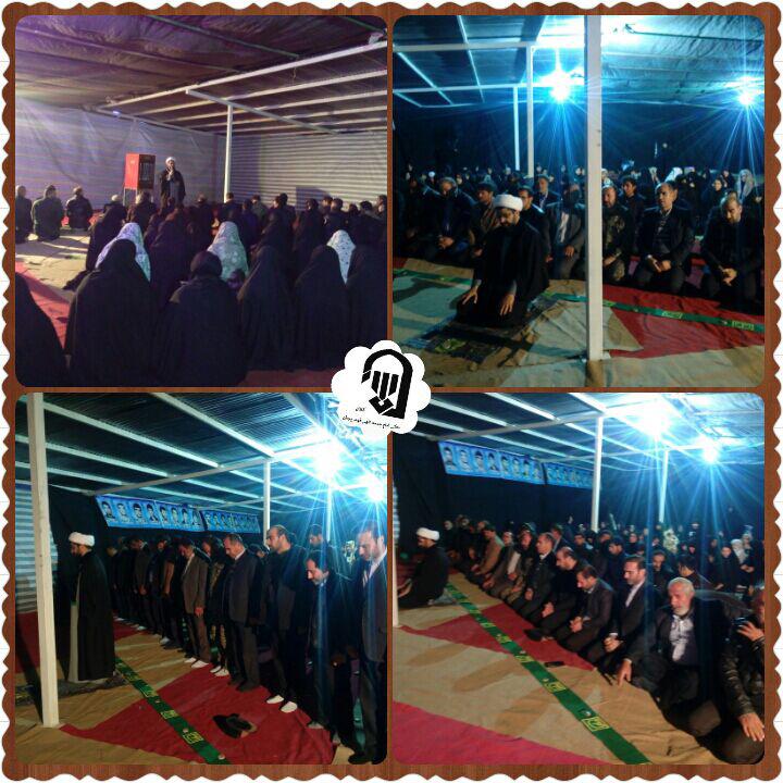اقامه اولین نماز در بوستان شهدا بعد از تغییر نام توسط امام جمعه محترم شهر قهدریجان