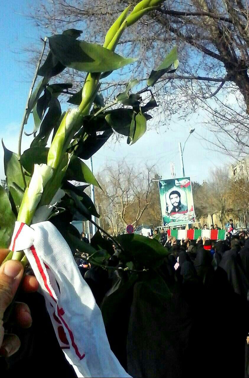 تشییع وتدفین پیکر مطهر ۳ شهید گمنام در قهدریجان