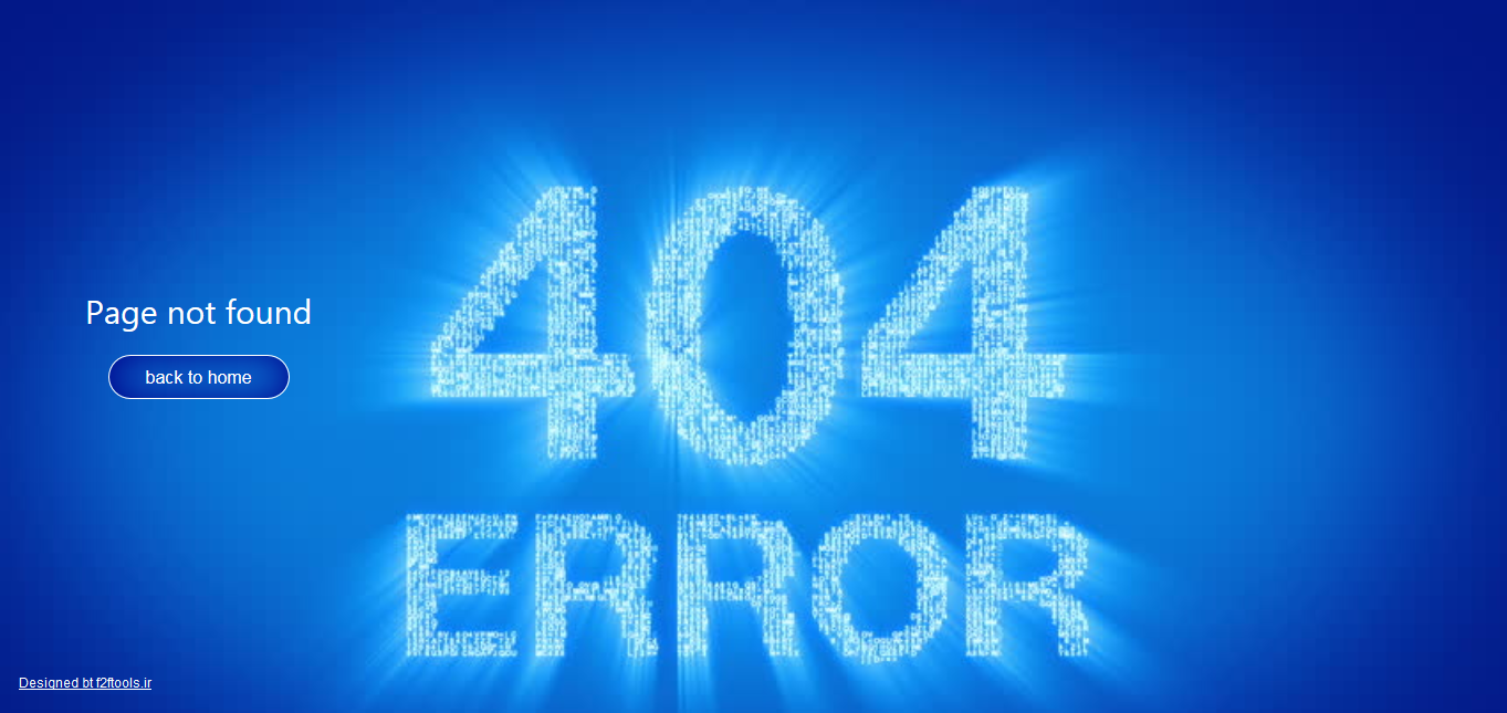 مجموعه قالب های 404 نسخه ی 1