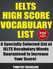 دانلود کتاب IELTS High Score Vocabulary List