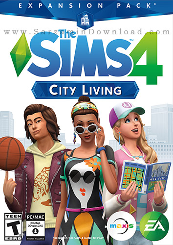بازی سیمز، زندگی شهری برای کامپیوتر The Sims 4 City Living PC Game
