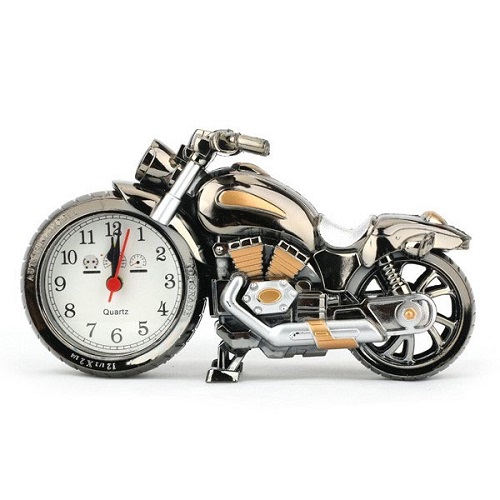 فروش ساعت دکوری طرح موتور سیکلت - ساعت کوچک زنگ دار