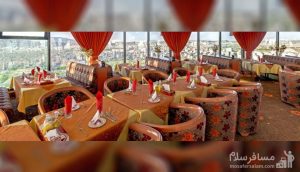 تجربه صرف غذا در رستوران گردان هتل پارس تبریز