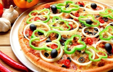 طرز تهیه ی پیتزا سبزیجات رژیمی