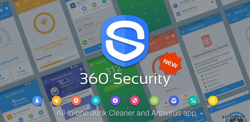 دانلود A 360 Security - Free Antivirus, Booster, Cleaner 5.0.6.3505 - نرم افزار امنیتی و انتی ویروس قدرتمند 360 سکیوریتی اندروید ! 