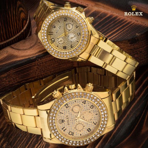 ست ساعت مردانه و زنانه Rolex مدل Regla(طلایی) با تخفیف 45,000 تومان