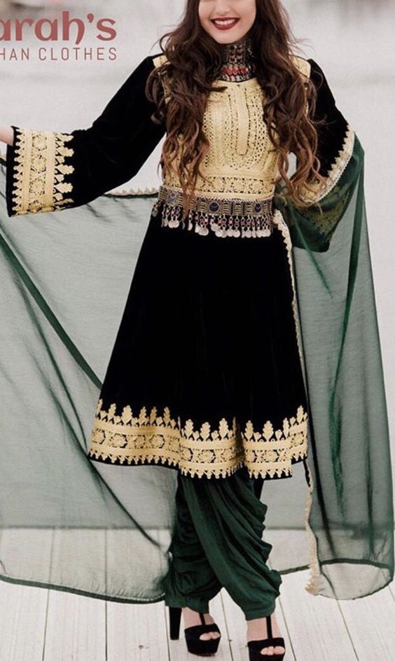 عکس لباس افغانی زنانه جدید