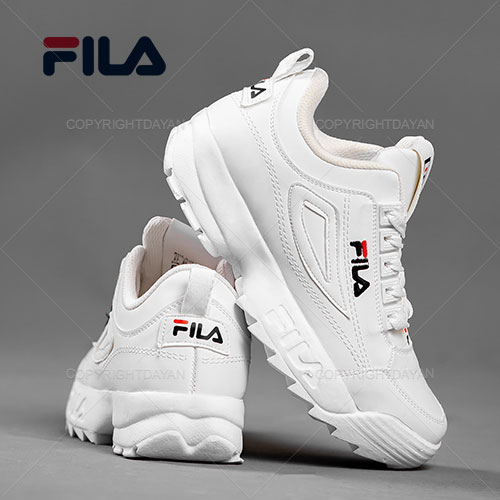 فروش کفش زنانه Fila مدل V1169 (سفید - زرشکی ) 