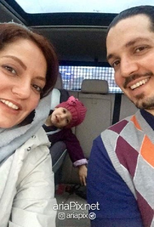 جدیدترین پست اینستاگرام مهناز افشار با همسر و دخترش لیا